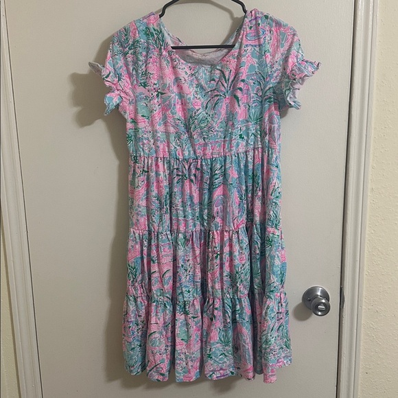 EUC LILLY PULITZER Jodee Swing Dress Medium - Picture 2 of 5